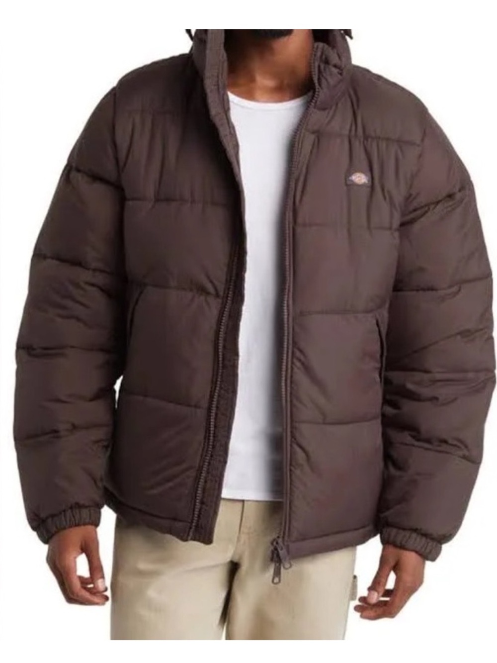 Dickies Waldenburg Brown Puffer Jacket men’s large RARE